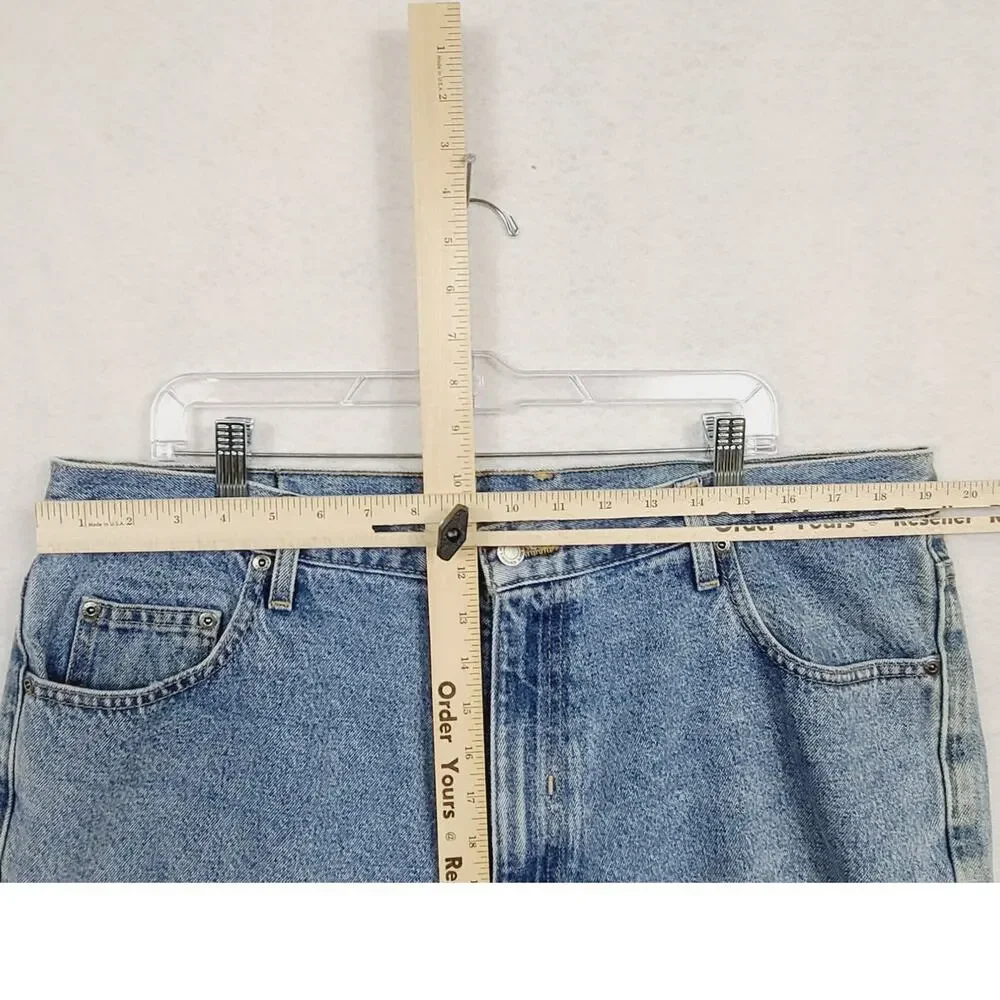 Member's Mark Classic Straight Leg, Light Wash Jeans, Men Size 38/30, PRE-OWNED